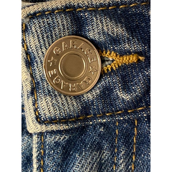 Garage Denim Jeans  Size 00  Heavy Denim  Straight Leg distressed jeans - Picture 13 of 14